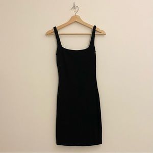 Princess Polly Black Ribbed Tank Bodycon Mini Dress